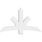 Ekena Millwork Davenport Architectural Grade PVC Gable Bracket, 60"W x 35"H x 4"D x 6"F, 14/12 Pitch GBP060X35X0406DAV00 - alternate 5